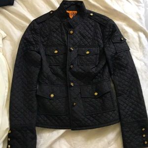 Tory Burch Black light quilted jacket, authentic